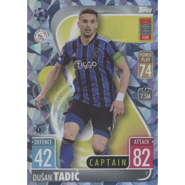 7 - Dusan Tadic - Kapitän Karte - CRYSTAL - 2021/2022