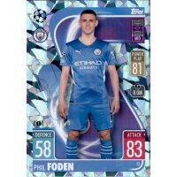 22 - Phil Foden - Basis Karte - CRYSTAL - 2021/2022