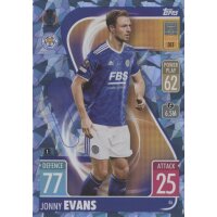 86 - Jonny Evans - Basis Karte - CRYSTAL - 2021/2022
