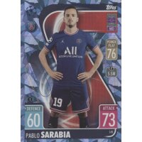 149 - Pablo Sarabia - Basis Karte - CRYSTAL - 2021/2022