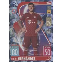 157 - Lucas Hernandez - Basis Karte - CRYSTAL - 2021/2022