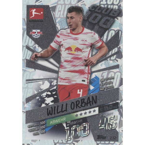 232 - Willi Orban - Club 100 - 2021/2022