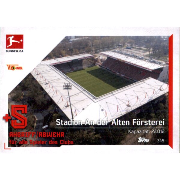 345 - Stadion an der alten Försterei - Stadion Karte - 2021/2022