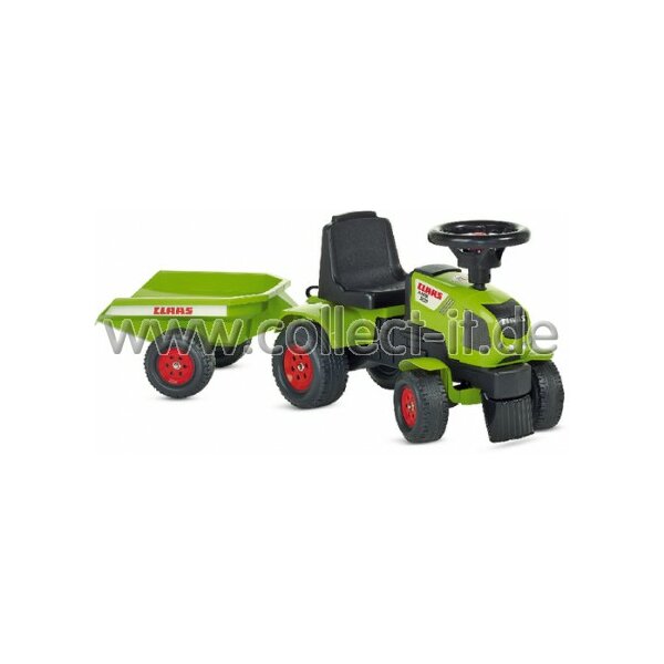 Claas Traktorrutscher mit Anhänger