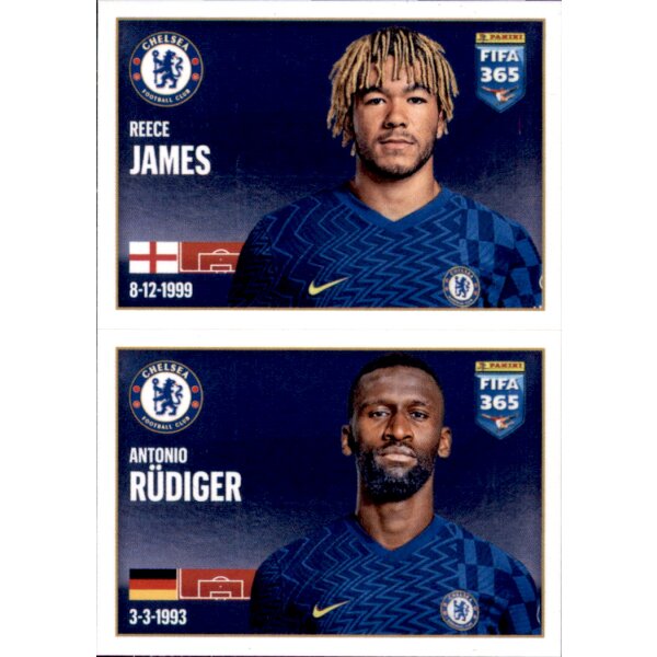 Sticker 37 Reece James / Antonio Rüdiger