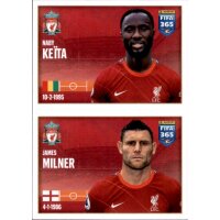 Sticker 55 Naby Keita / James Milner