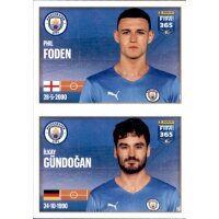 Sticker 70 Phil Foden / Ilkay Gündogan