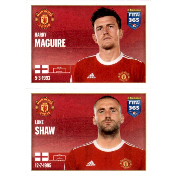 Sticker 81 Harry Maguire / Luke Shaw