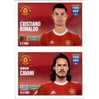 Sticker 86 Cristiano Ronaldo / Edinson Cavani