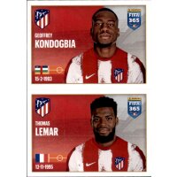 Sticker 101 Geoffrey Kondogbia / Thomas Lemar