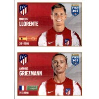 Sticker 102 Marcos Llorente / Antoine Griezmann