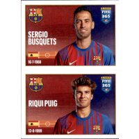 Sticker 115 Sergio Busquets / Riqui Puig