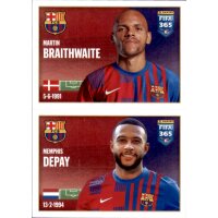 Sticker 118 Martin Braithwaite / Memphis Depay