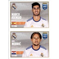 Sticker 130 Marco Asensio / Luka Modric