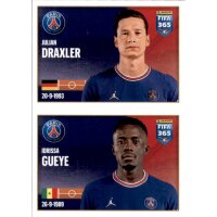 Sticker 174 Julian Draxler / Idrissa Gueye