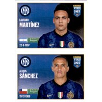 Sticker 253 Lautaro Martinez / Alexis Sanchez