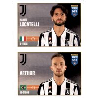 Sticker 263 Manuel Locatelli / Arthur