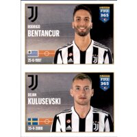 Sticker 264 Rodrigo Bentancur / Dejan Kulusevski