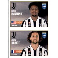 Sticker 265 Weston McKennie / Adrien Rabiot