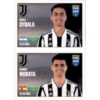 Sticker 268 Paulo Dybala / Alvaro Morata