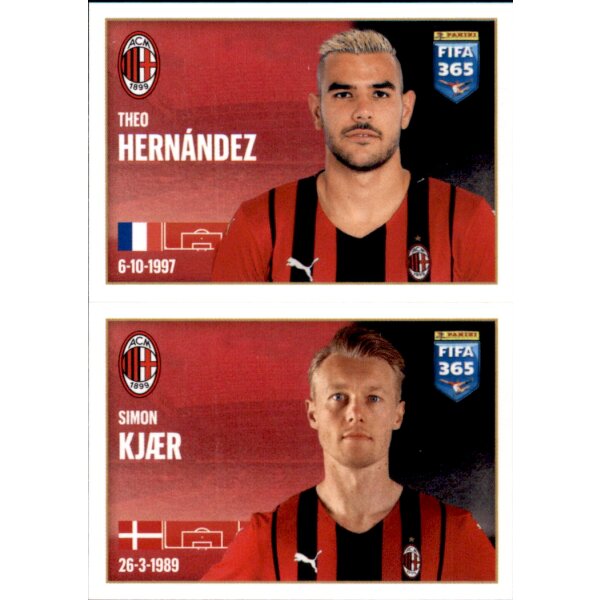 Sticker 276 Theo Hernandez / Simon Kjaer