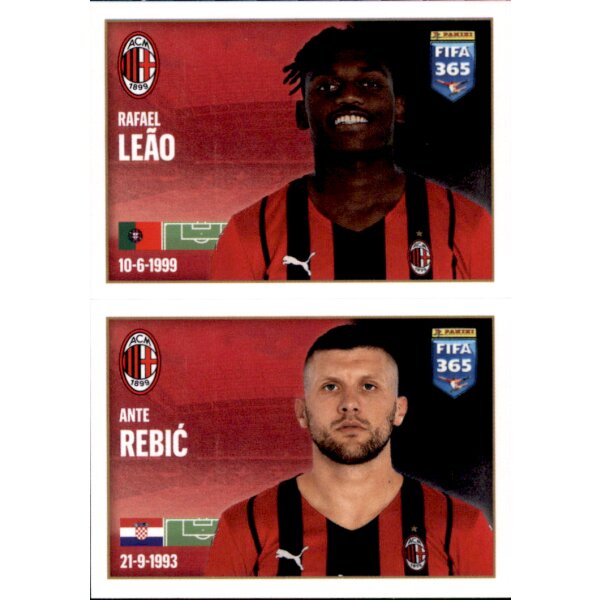 Sticker 282 Rafael Leao / Ante Rebic