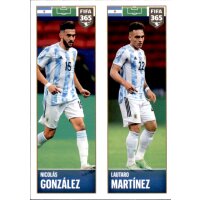 Sticker 348 Nicolas Gonzalez / Lautaro Martinez