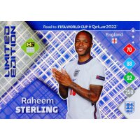 Raheem Sterling - XXL Limitierte Karte - Road to WM 2022