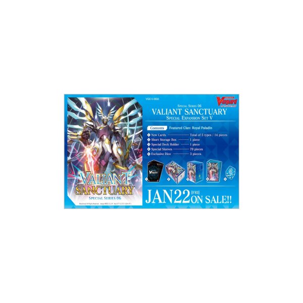 Cardfight Vanguard - Valiant Sanctuary Special Expansion Set V - Englisch