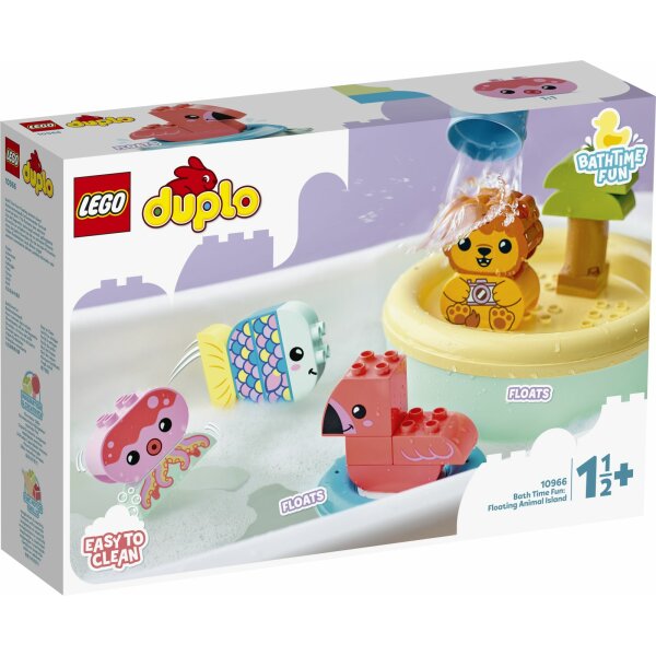 LEGO® DUPLO® 10966 Badewannenspaß: Schwimmende Tierinsel