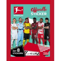 Topps Bundesliga Sammelsticker 2021/22 - 10 Tüten