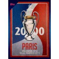 Sticker 12 - 2000 Final Paris - UCL Classic Finals