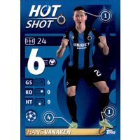 Sticker 123 - Hans Vanaken - Hot Shot - Club Brugge