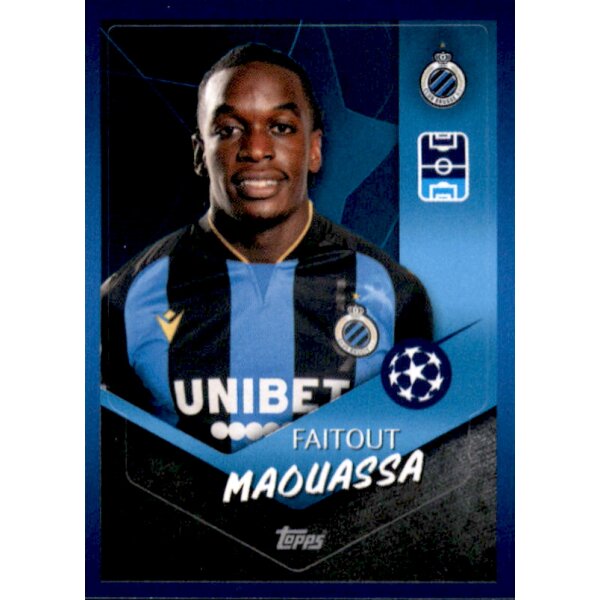 Sticker 130 - Faitout Maouassa - Club Brugge