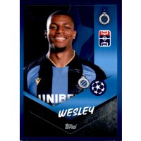 Sticker 138 - Wesley - Club Brugge
