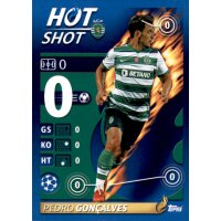 Sticker 213 - Pedro Goncalves - Hot Shot - Sporting Clube...