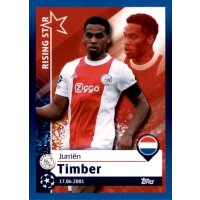 Sticker 254 - Jurrien Timber - Rising Star - AFC Ajax