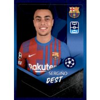 Sticker 377 - Sergino Dest - FC Barcelona