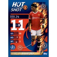 Sticker 447 - Marcus Rashford - Hot Shot - Manchester United