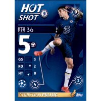 Sticker 573 - Christian Pulisic - Hot Shot - Chelsea FC