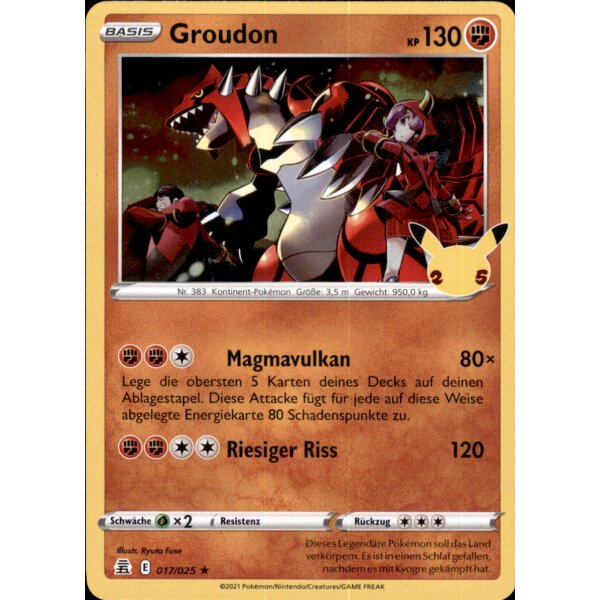 17/25 - Groudon - Celebrations