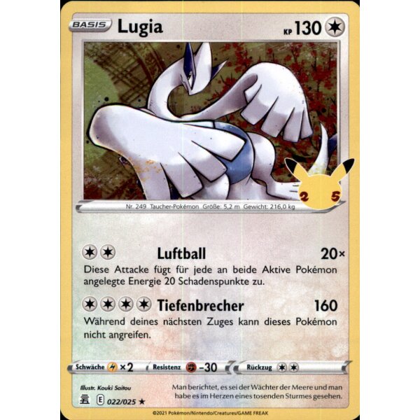 22/25 - Lugia - Celebrations