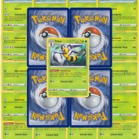 20 verschiedene Pflanzen Pokemon Karten inkl. Holo Karte...