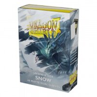 Dragon Shield Matte Dual Sleeves - Snow (60 Sleeves)