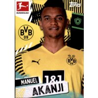 Topps Bundesliga 2021/22 - Sticker 153 - Manuel Akanji