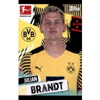 Topps Bundesliga 2021/22 - Sticker 158 - Julian Brandt