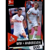 Topps Bundesliga 2021/22 - Sticker 257 - Uth & Andersson