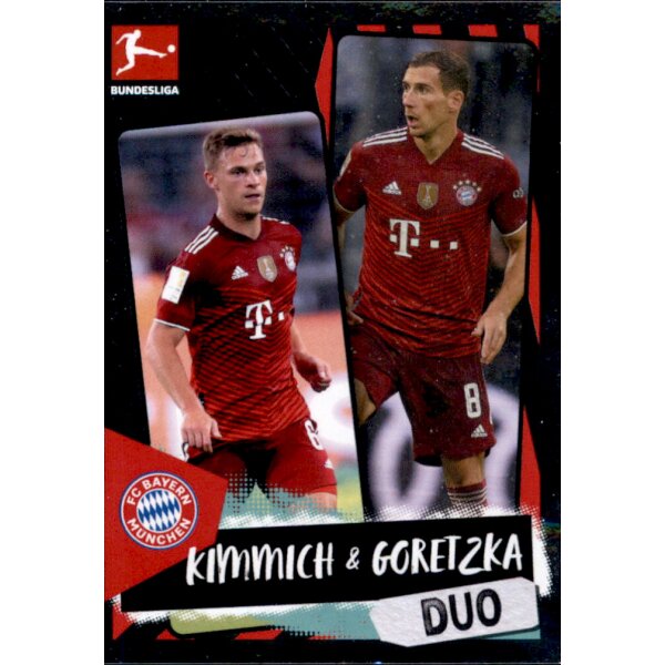 Topps Bundesliga 2021/22 - Sticker 367 - Kimmich & Goretzka