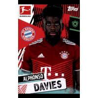 Topps Bundesliga 2021/22 - Sticker 372 - Alphonso Davies