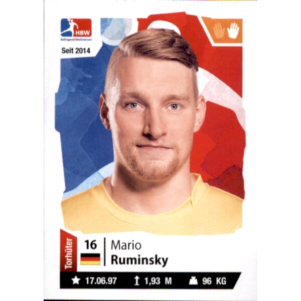 Handball 2021/22 Hybrid - Sticker 257 - Mario Ruminsky